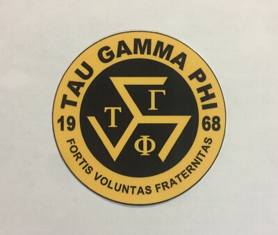 Tau Gamma Phi Sigma Triskelion Standard Seal Logo Sticker