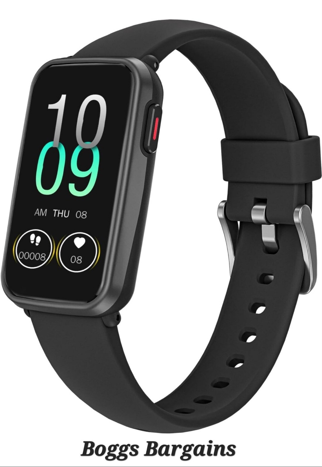 MorePro V19 Black Waterproof Fitness ECG Activity Tracker Smartwatch