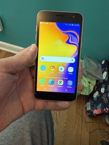 AT&T Samsung Galaxy J2 J260A 4G LTE Gold Smart Phone * 16gb , Good Condition - Picture 2 of 5