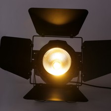 Stage Light w/ Barn Doors COB LED Spotlights Warm Cold White Par Light 200W