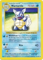 Wartortle 42/102 Base Set (Shadowless) Uncommon
