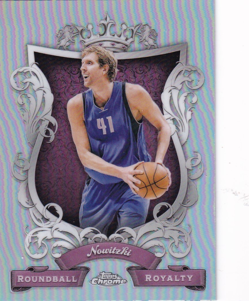 2023-24 Topps Chrome Basketball Dirk Nowitzki Roundball