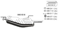 Ernst 043038 EndschalldäMpfer FüR Opel