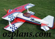 Spirit of Pitts M12 Biplano Bipe 69" RC MODEL AIRPLANE PLAN MODELLI STAMPATI