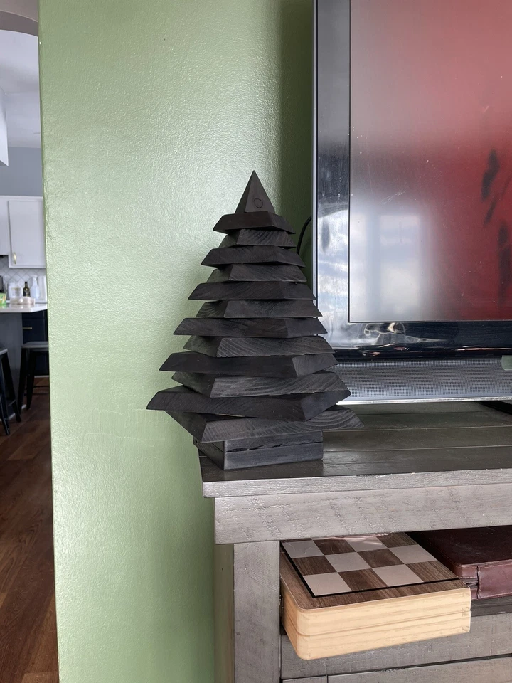 Handmade Wooden Christmas Tree Decor. Veteran Made. - Image 2 of 4