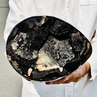 8.29LB Natural Turtle Back Stone Dragon Crystal Cave Crack Gem Healing — photo 4