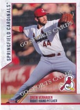 2022 Springfield Cardinals Drew Verhagen RC Rookie St Louis