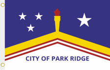 Flag Flag Park Ridge City (Illinois) Raised Flag 90 x 150 cm