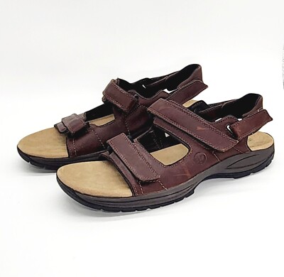 Dunham St. Johnsbury Men’s Leather Sandals Brown New in Box Removable Backstrap main_680272_DarkBrown_23473665  main image 4