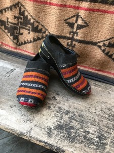 born wool clogs
