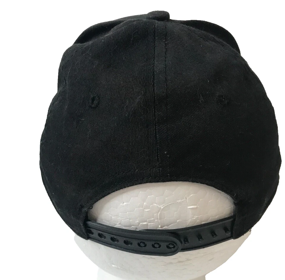 Gorra de béisbol ajustable negra con cierre a presión vintage para adultos del ejército de Estados Unidos Defending Liberty Foto 3 de 4