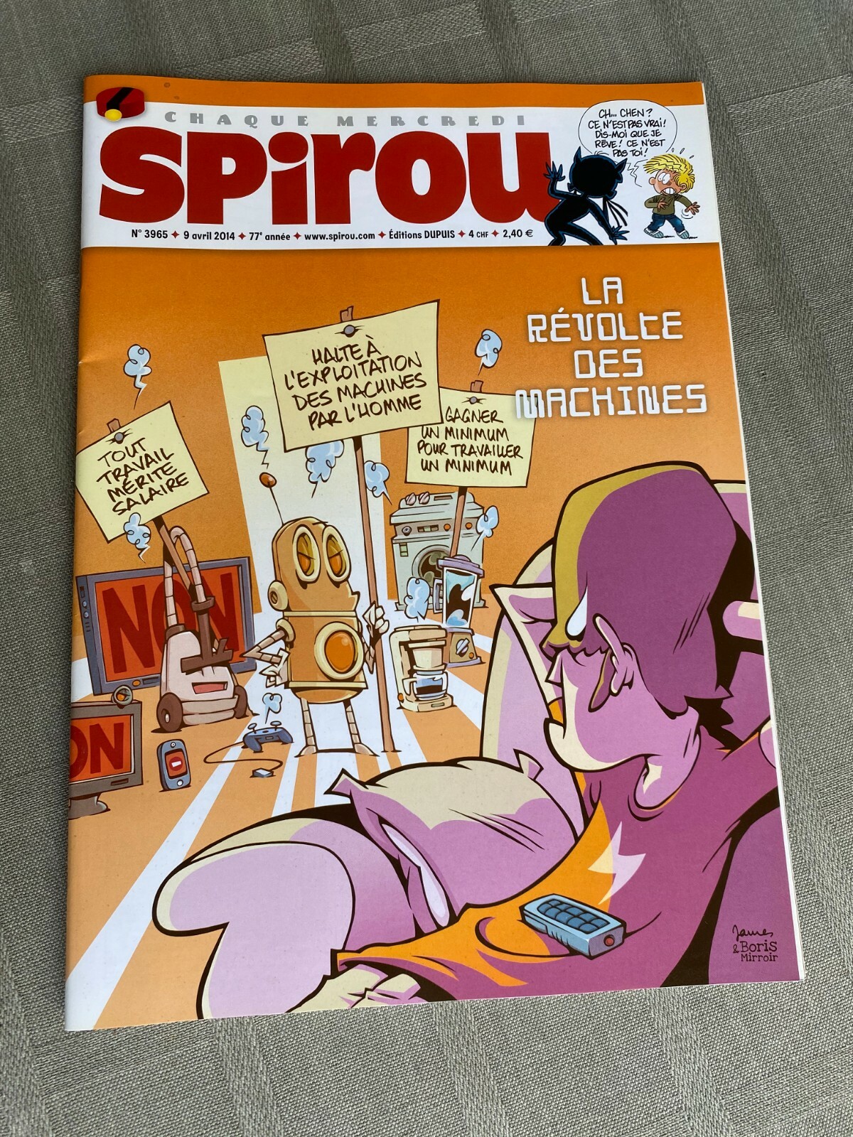 Spirou Weekly No. 3965 2014 In Excellent Condition