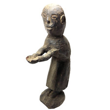 Statua Atoni Timor scultura legno vintage legno intagliato rara primitiva belle arti