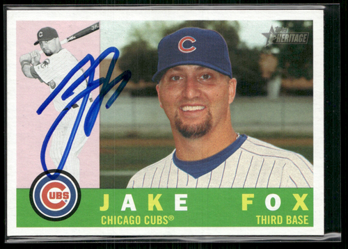 Jake Fox Signed 2009 Heritage IP Auto #588