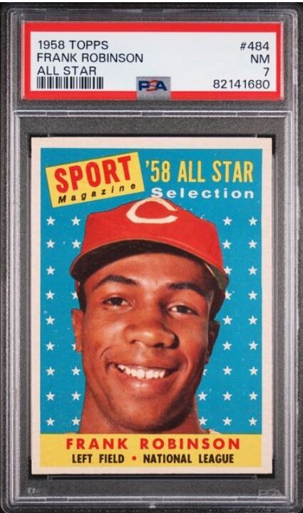 1958 Topps All Star #484 Frank Robinson PSA 7 | eBay