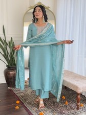 Indian Designer Tunic Kurti Pant Set Bollywood Party Wear Ethnic Salwar Kameez