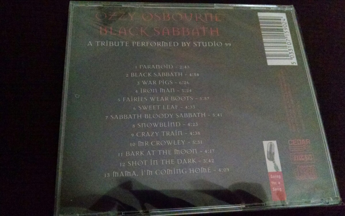 Ozzy Osbourne Black Sabbath a Tribute performed By Studio