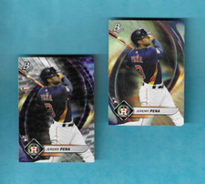 BOTH! JEREMY PENA 2022 BOWMAN PLATINUM ICE F0IL #98 ROOKIE AND BASE RC 98