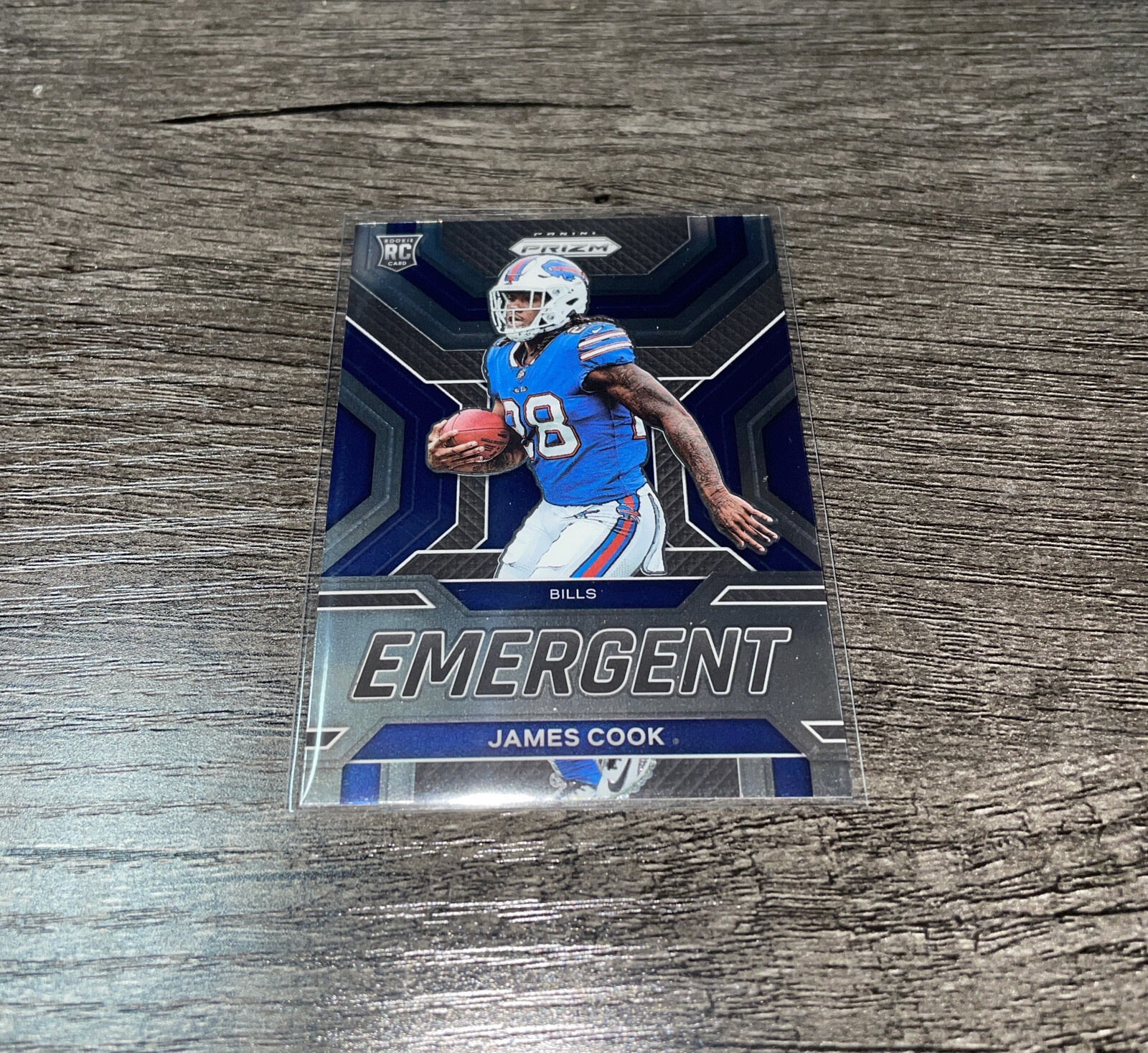 2022 Panini Prizm James Cook Emergent Insert Buffalo Bills