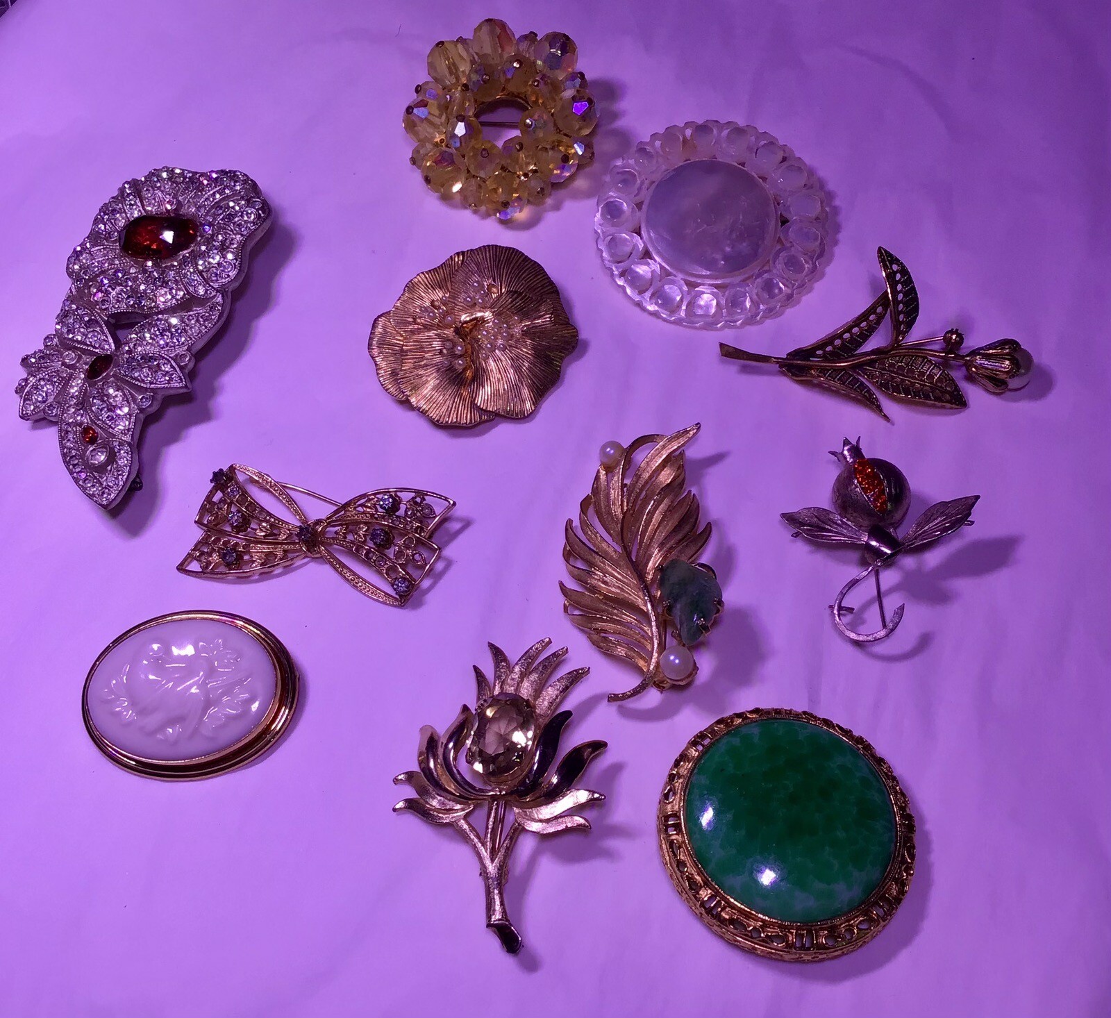 Vintage Estate Brooch Pin Lot eBay
