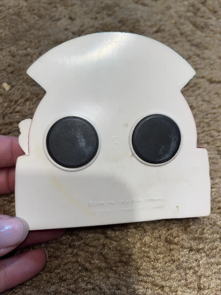 Imán de colección Always Coca Cola "Coke" 4 botellas en refrigerador rojo nieve 1998 Foto 3 de 4