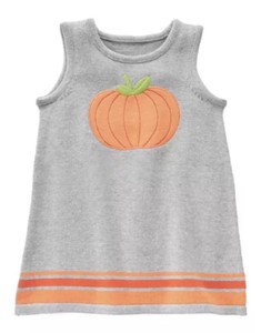 pumpkin sweater dress