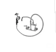Zurn Z842J1-XL-AF-PR2 Wall mounted Pre-rinse and pot filler faucet