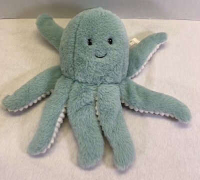 WARMIES Cozy Plush Light Blue Octopus Microwave Heat Toy Calming Stuffy RARE