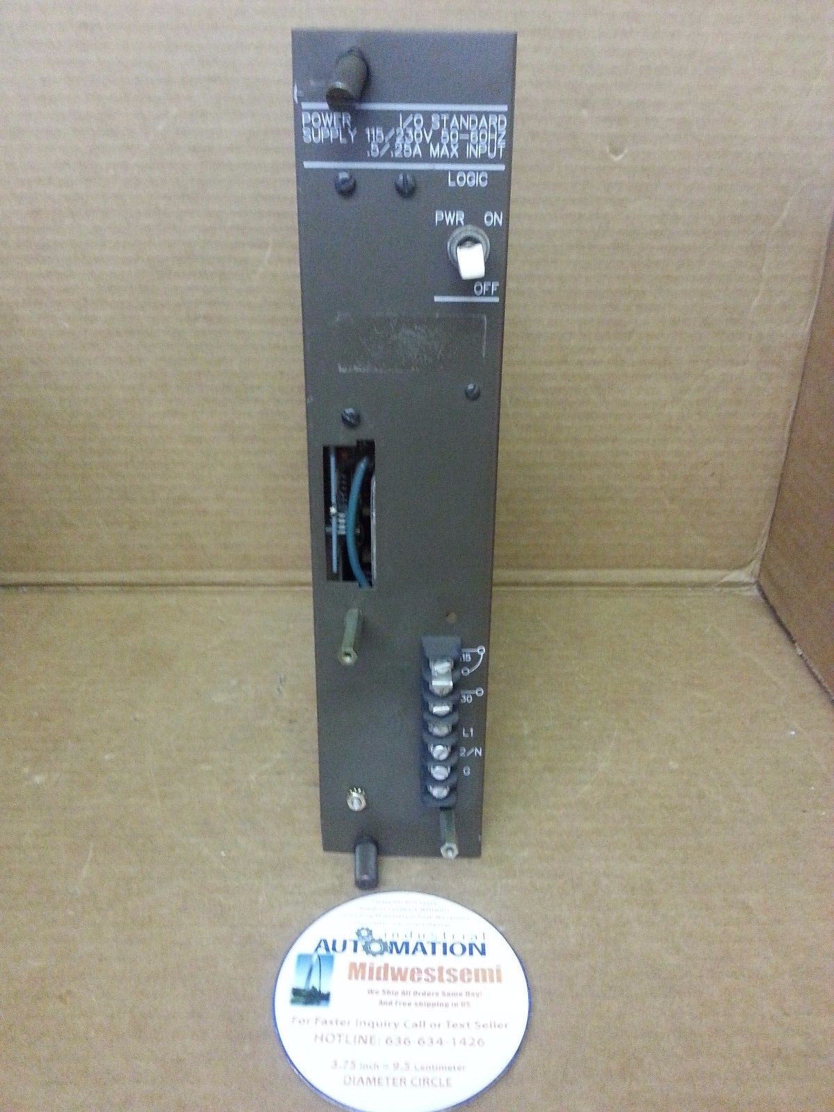 IC600PM502B GENERAL ELECTRIC I/O POWER SUPPLY STANDARD SERIES 6 SHIPS SAME DAY