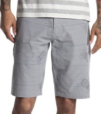 Travis Mathew Golf Shorts Cohen Pineapple Print 40 x 11 Gray Geometric MSRP 90
