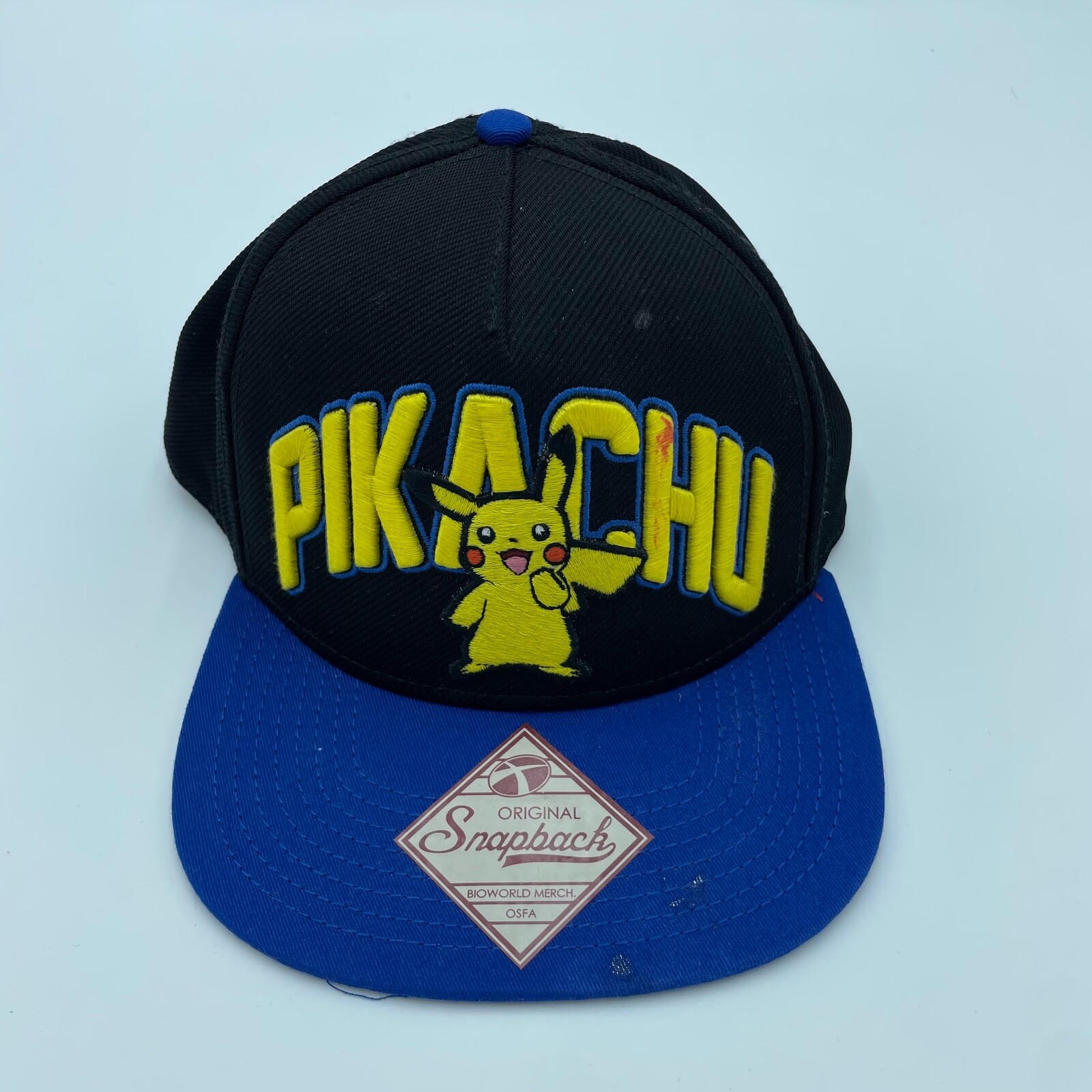 Pokemon Pikachu Original Hat Snapback Cap Bioworld Me… Gem