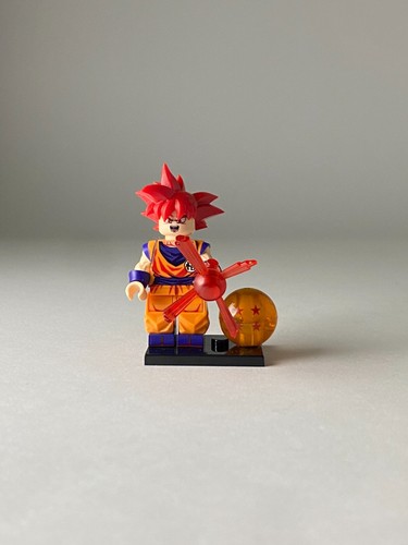 Goku Ssj rot - Figurentyp Lego Dragonball