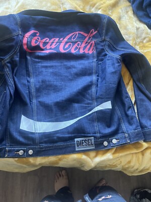 Diesel Nhill Coca-Cola Denim Jacket Men's size Medium | eBay