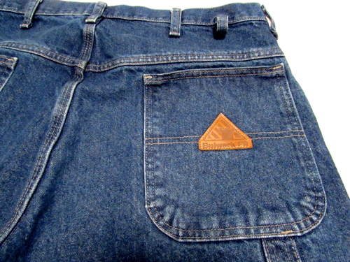 Bulwark FR Carpenter Jeans Herren 36x33 Denim Blau Flame Resistant Straight Leg - Bild 8 von 10