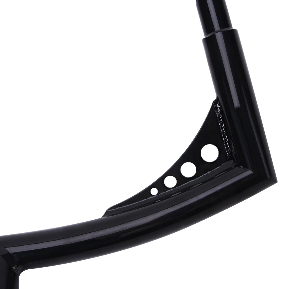 10" Rise Ape Hanger Handlebar For Harley Sportster Softail Fatboy Dyna FLST FXST
