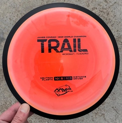 MVP Neutron Trail Natural Beauty Transitional Color Swirl Conrad Line Disc Golf