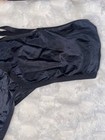Victoria's Secret Very Sexy Cheeky Panties L Black Solid Nylon Stretch Strap — photo 4