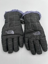 The North Face Girls Mossbudd Swirl Gloves Purple Grey Size Medium See Photos