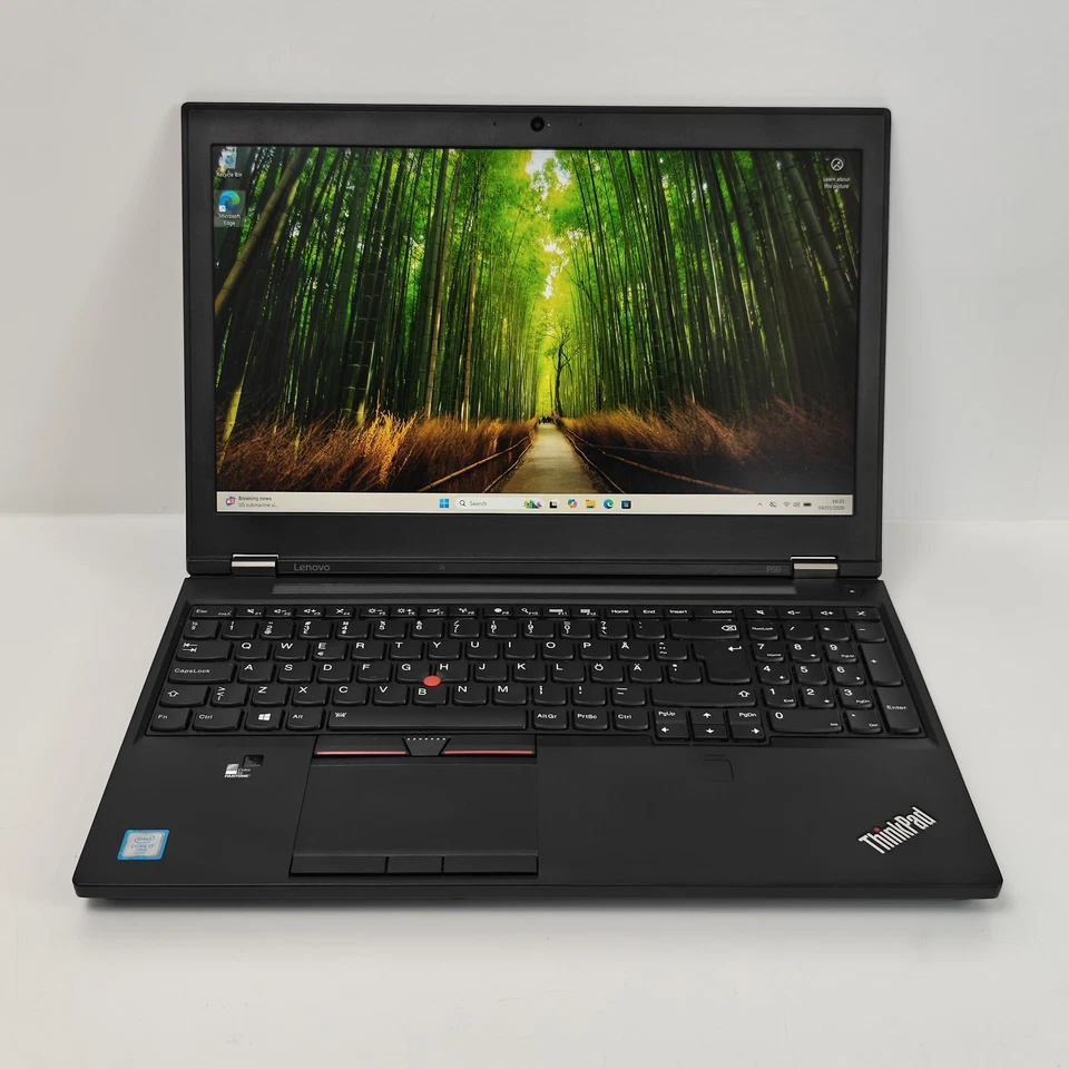 Lenovo ThinkPad P50 · i7-6820HQ · 48GB · 512GB, photo 2 of 5