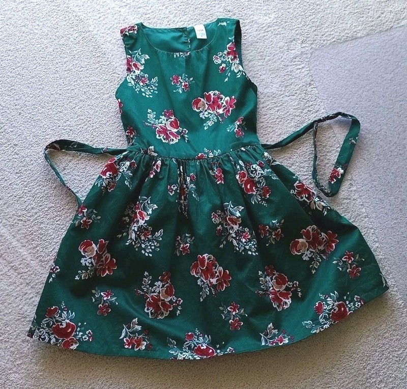 Carter's Kids, Green With Flowers, Size 8/8A, Used, Summer Spring Dress