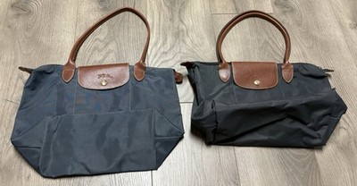 Lot 2 AUTHENTIC LONGCHAMP PARIS LE PLIAGE SHOPPING MODELE DEPOSE Small Holes