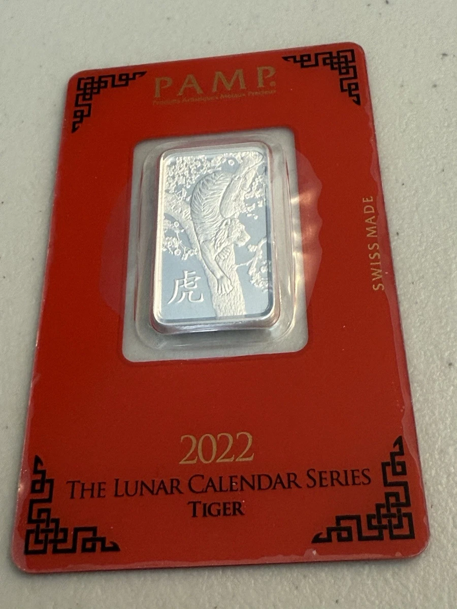 Pamp Suisse 0.999 Silver Bullion Bars & Rounds 10 g Precious Metal