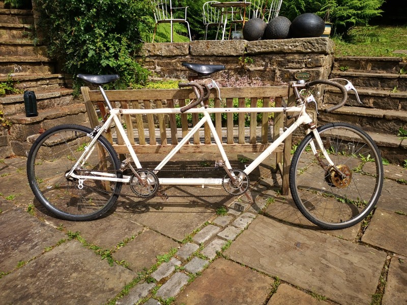 New Hudson Vintage Racing Tandem Bike 1934 Sturmey 3 Speed Hub Brakes Condor