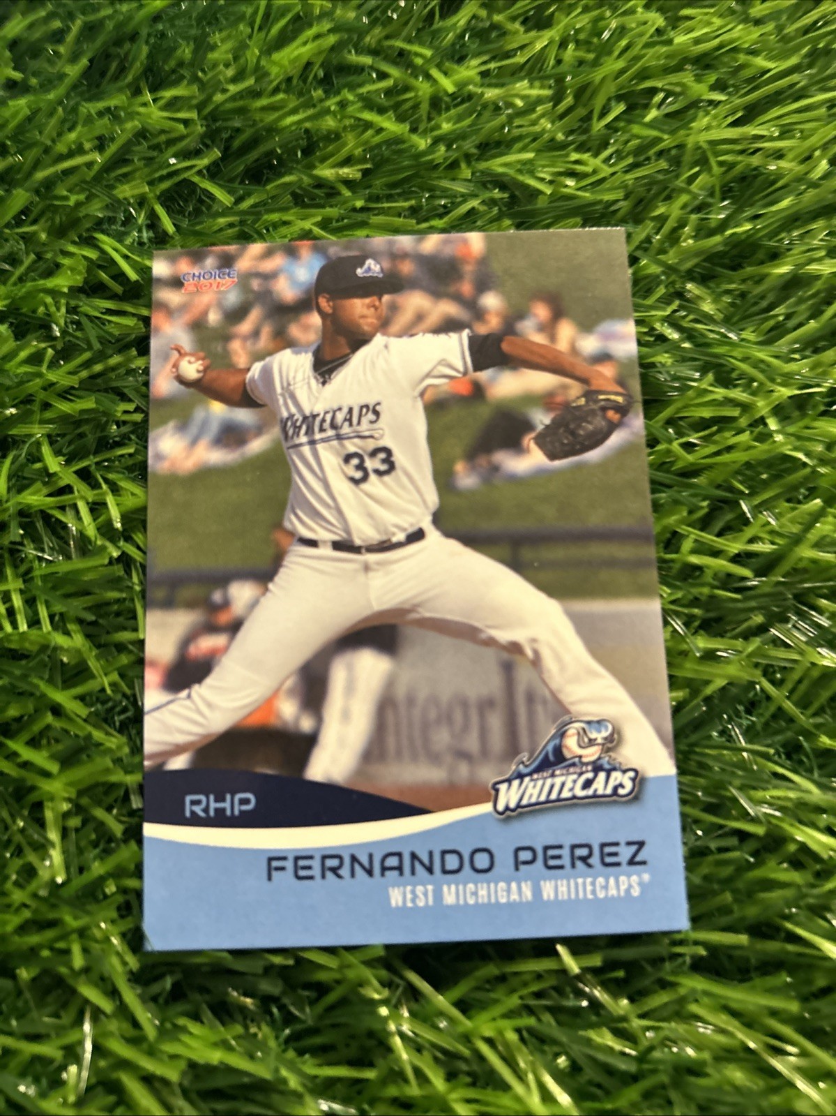 Fernando Perez 2017 West Michigan White Caps Team Card C15