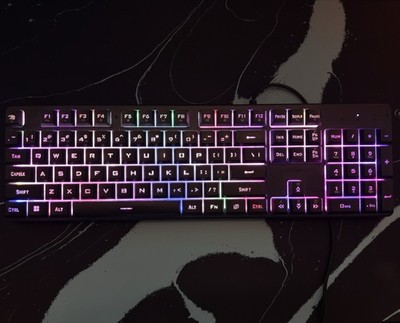 OPEN BOX iBUYPOWER Chimera KM7 RGB Gaming Keyboard and Mouse Combo