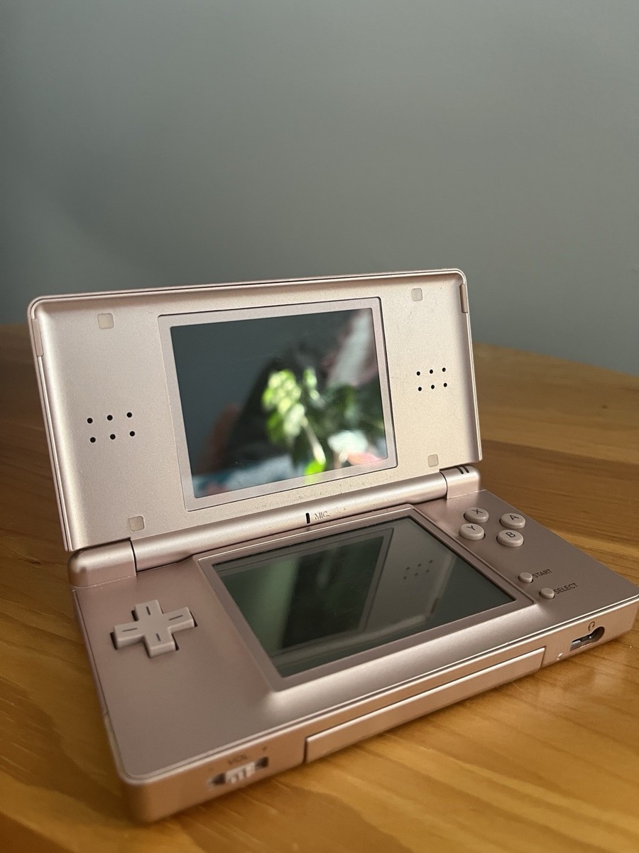 Nintendo DS Lite Metallic Rose Gold Handheld Console Only | eBay