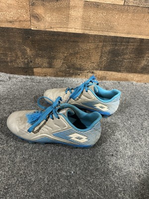 LOTTO ROMA 700 SOCKER CLEATS SIZE 2 KIDS GREY TEAL. Excellent Condition.