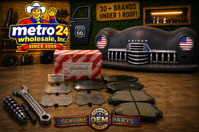 (1) 04465AZ011TM Front Brake Pads Genuine Toyota 01-05 ceramic - same as dealer