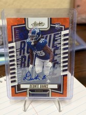 2023 Panini Absolute - Rookies Deonte Banks #156 Orange Spectrum Signatures /75