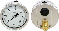 "Afriso Glyzerin-Manometer Ø100Mm DN15 1/2\"Exzentrisch0-4Bar"